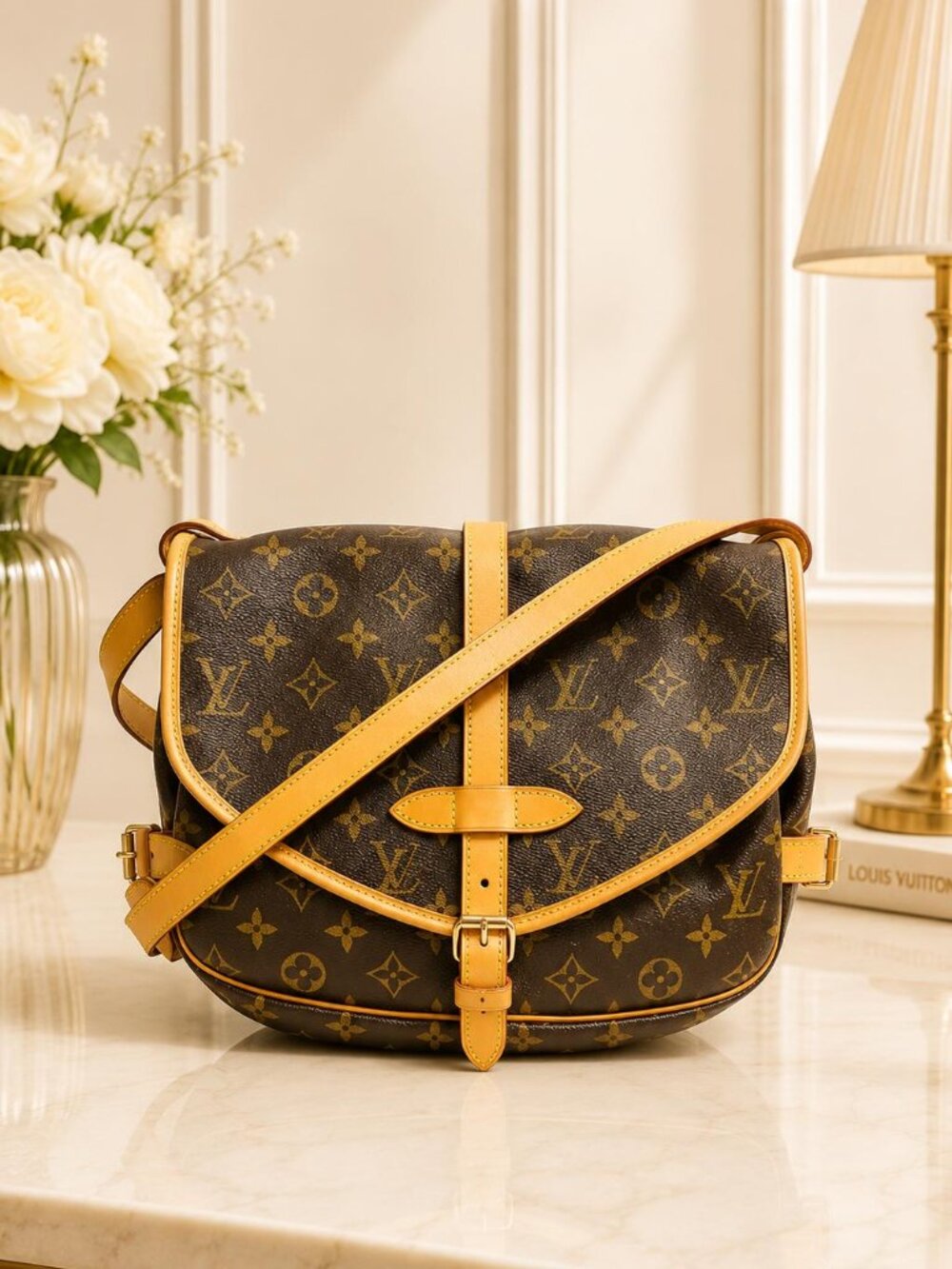 Authentic Louis Vuitton Saumur 30 Monogram Messenger Bag | Luxury Cheaper